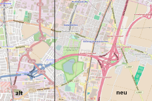 Neuer Kartenstil auf OpenStreetMap.org
