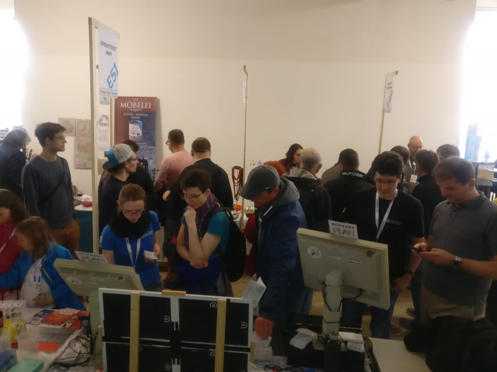 visitors at our stand