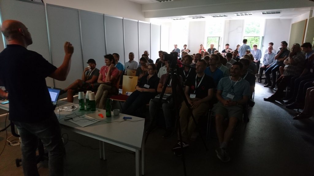 OSGeo Tag interessiertes Publikum