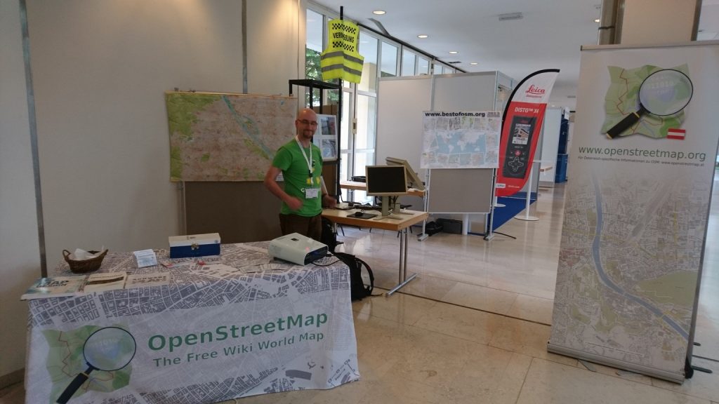 Andreas beim OSM Stand
