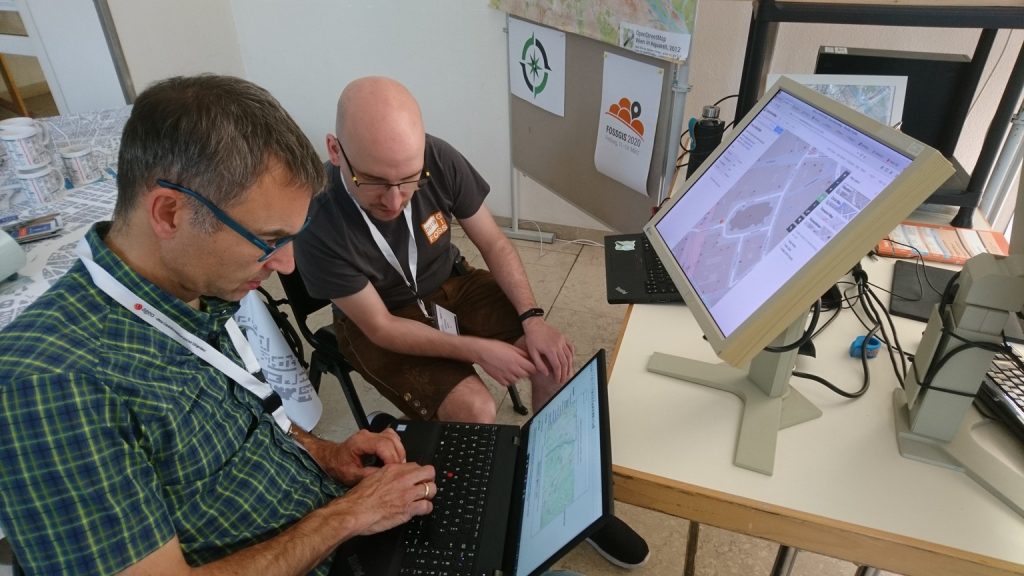 Andi & visitors exploring OSM